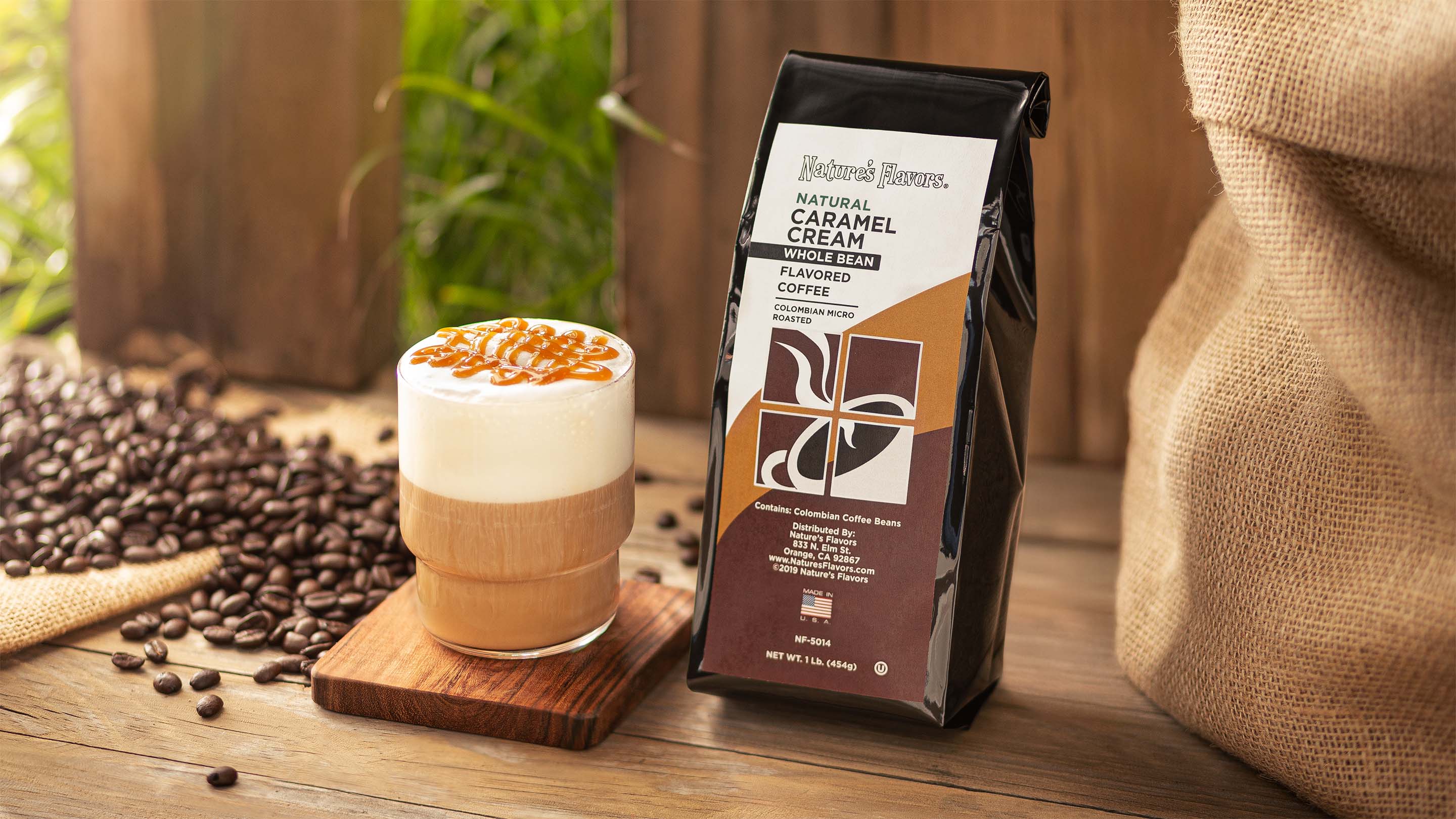 Natural Coffee Beans and Syrups - Nature's Flavors