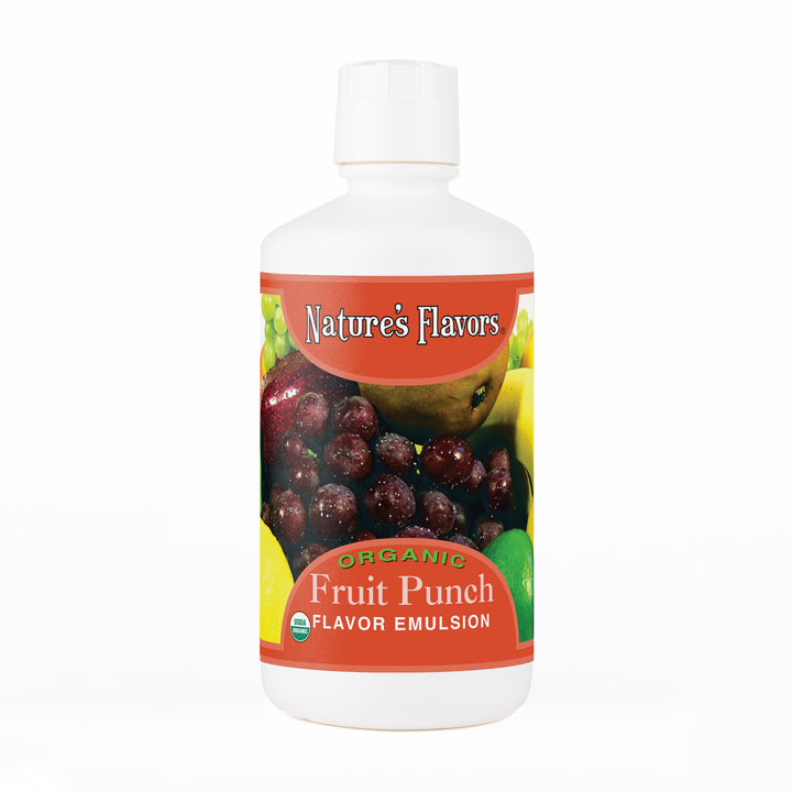 Fruit Punch Flavor Emulsion for High Heat Applications, Organic
