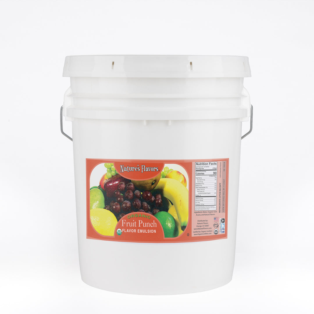 Fruit Punch Flavor Emulsion for High Heat Applications, Organic
