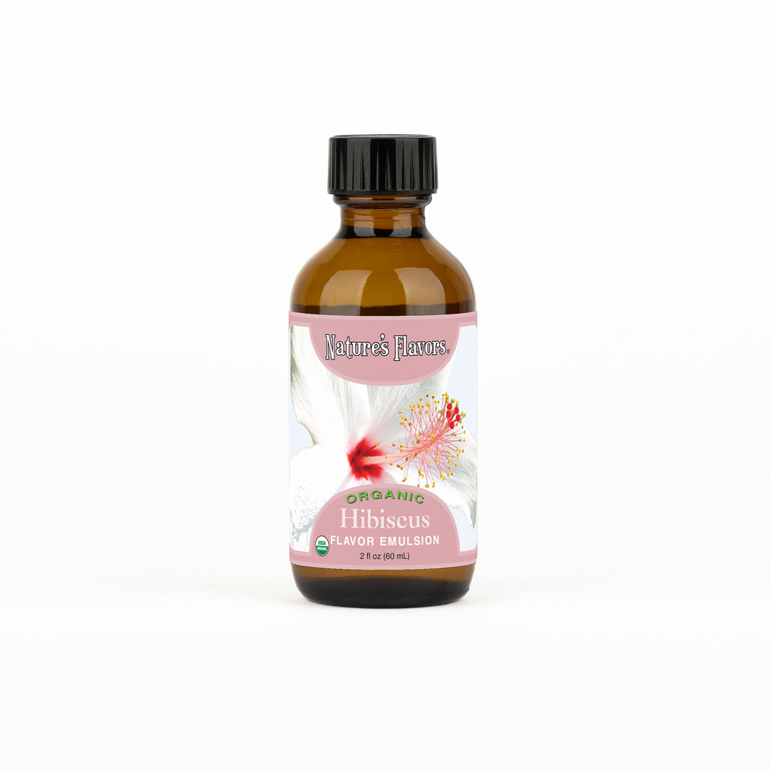 Hibiscus Flavor Emulsion for High Heat Applications, Organic