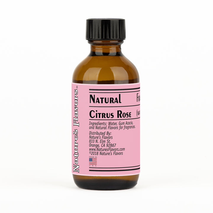 Organic Citrus Rose Fragrance Emulsion with Floral Notes (Water Soluble)