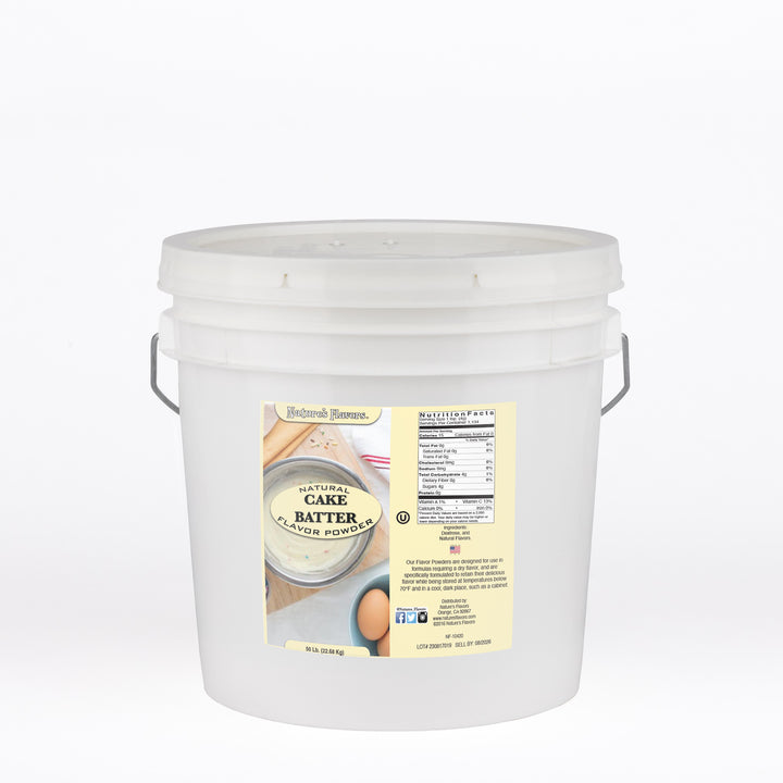 Cake Batter Flavor Powder, Natural
