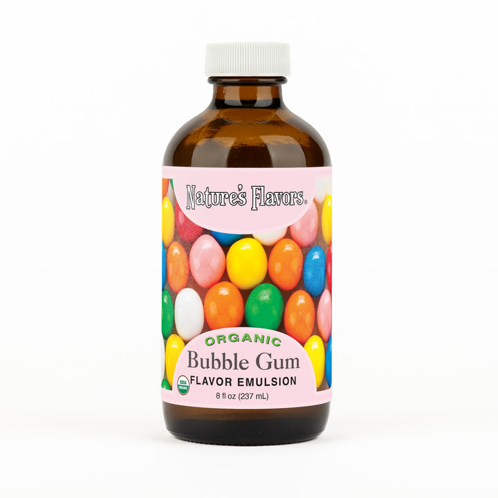 Bubble Gum Flavor Emulsion for High Heat Applications, Organic