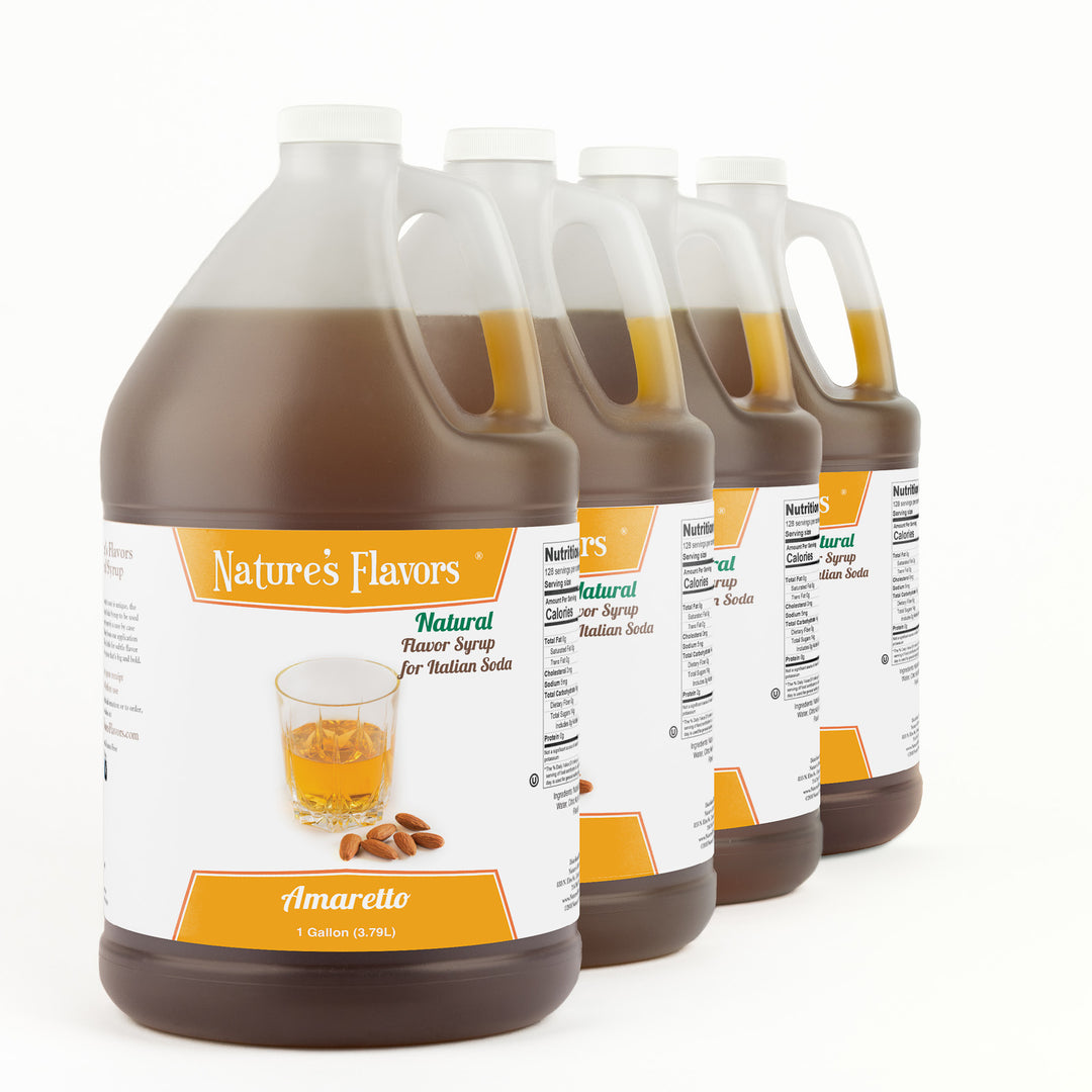 Amaretto Italian Soda Syrup, Natural