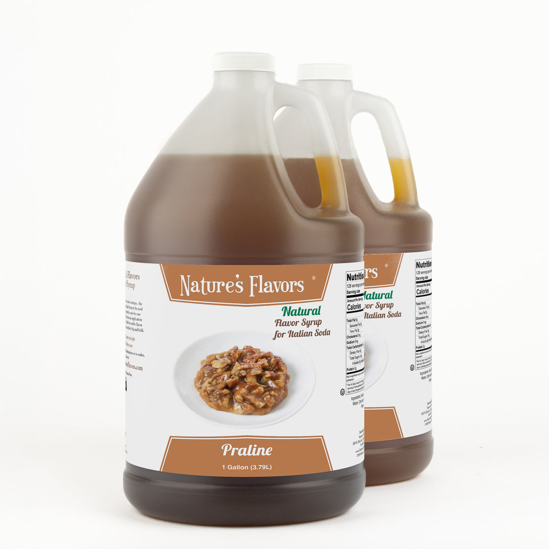 Praline Italian Soda Syrup, Natural