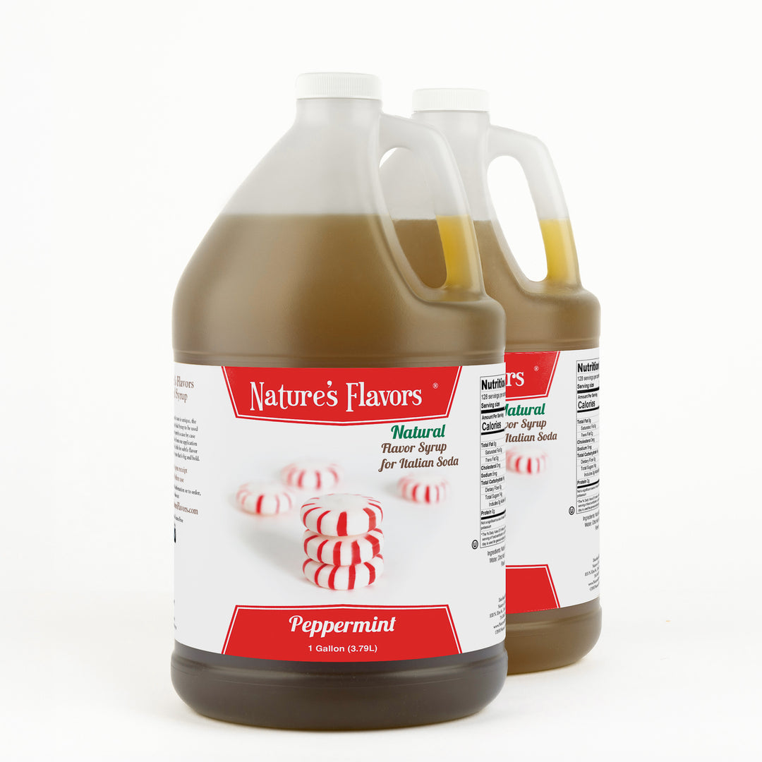 Peppermint Italian Soda Syrup, Natural