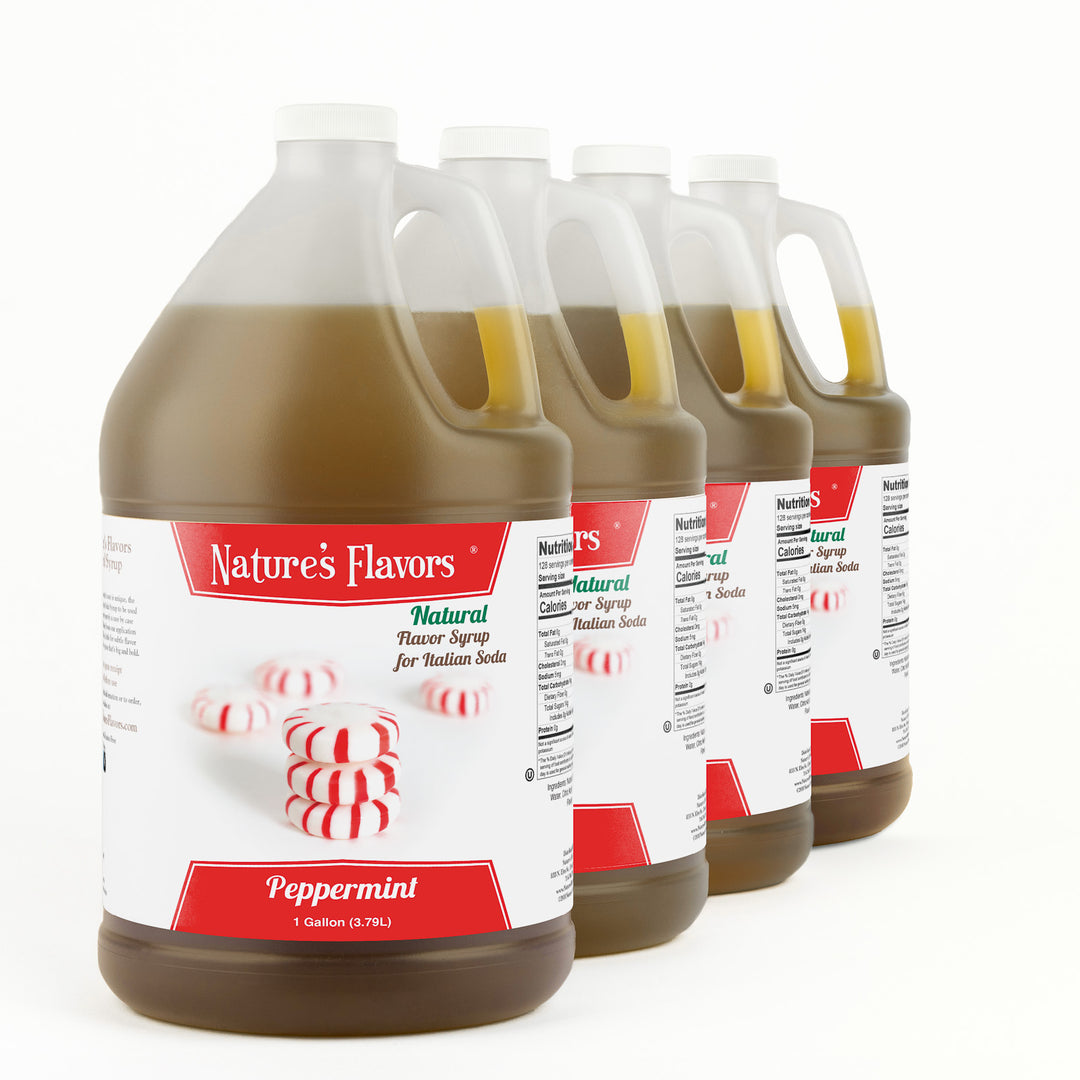 Peppermint Italian Soda Syrup, Natural