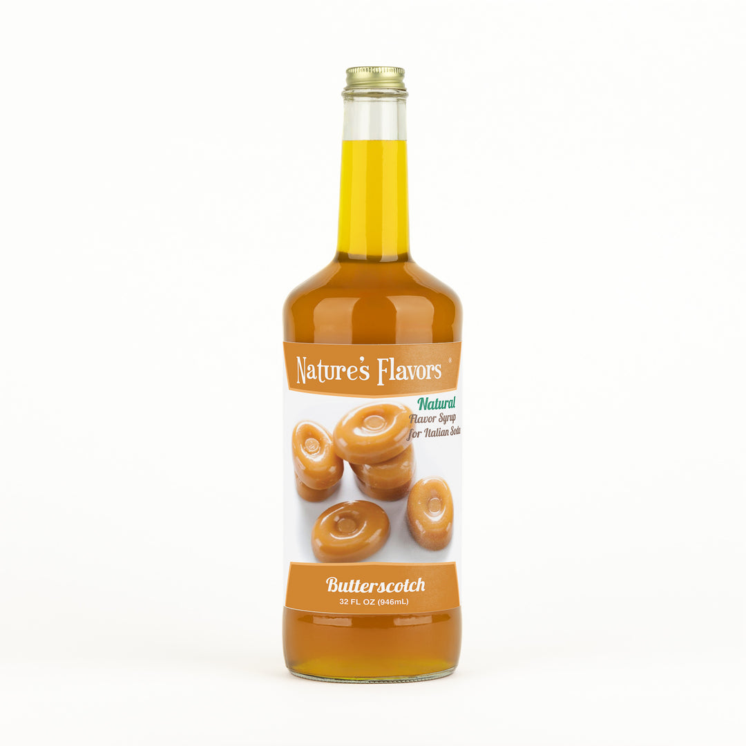 Butterscotch Italian Soda Syrup, Natural