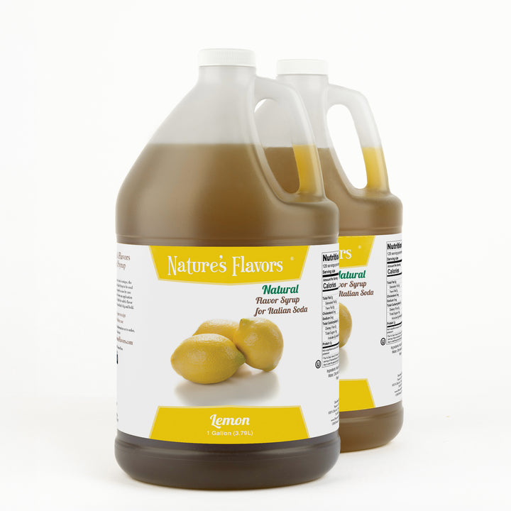 Lemon Italian Soda Syrup, Natural