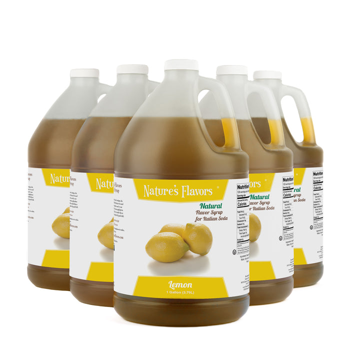 Lemon Italian Soda Syrup, Natural