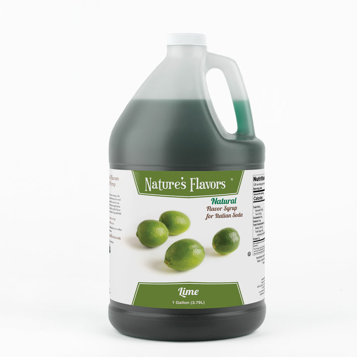 Lime Italian Soda Syrup, Natural