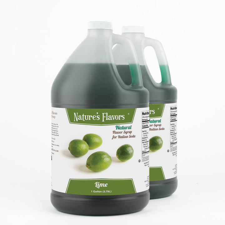 Lime Italian Soda Syrup, Natural