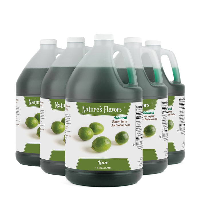 Lime Italian Soda Syrup, Natural