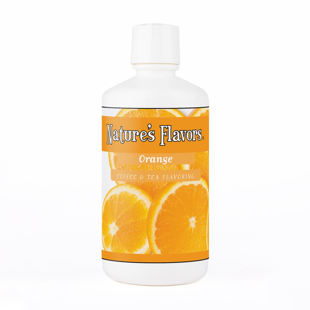 Organic Orange Coffee and Tea Flavor Without Diacetyl