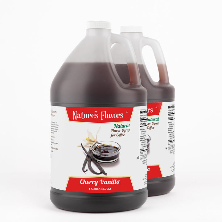 Cherry Vanilla Coffee Syrup, Natural