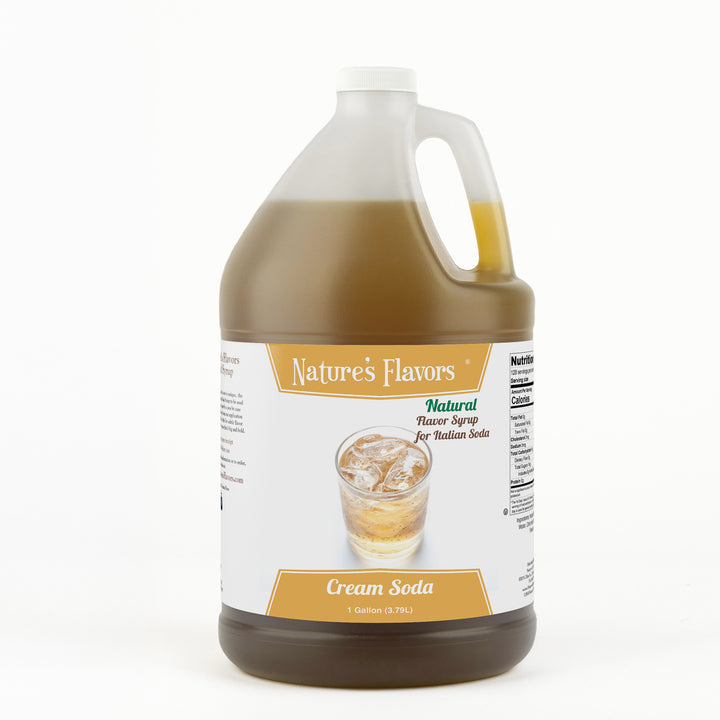 Cream Soda Italian Soda Syrup, Natural
