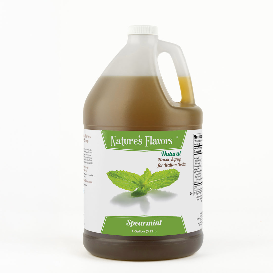 Spearmint Italian Soda Syrup, Natural
