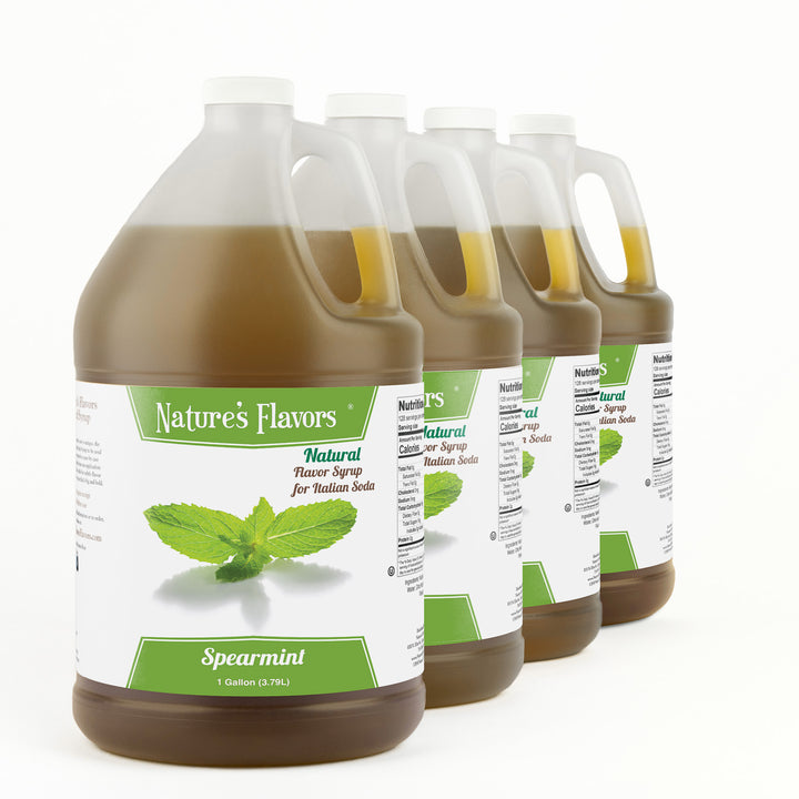 Spearmint Italian Soda Syrup, Natural