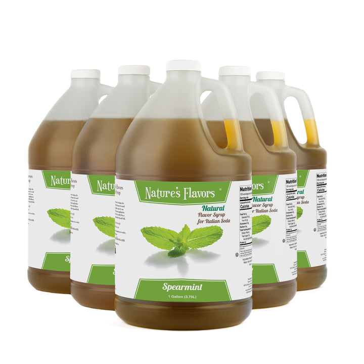 Spearmint Italian Soda Syrup, Natural