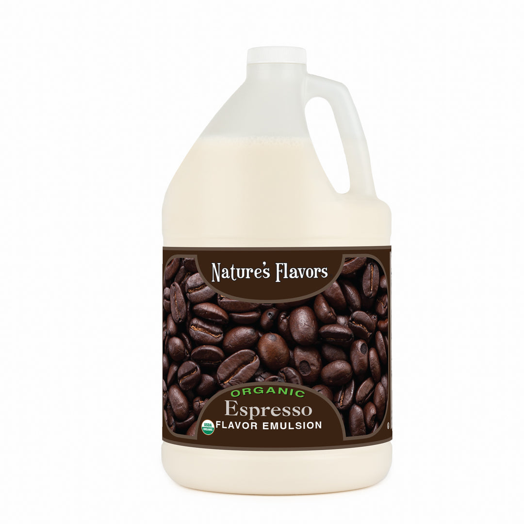 Espresso Flavor Emulsion for High Heat Applications, Organic