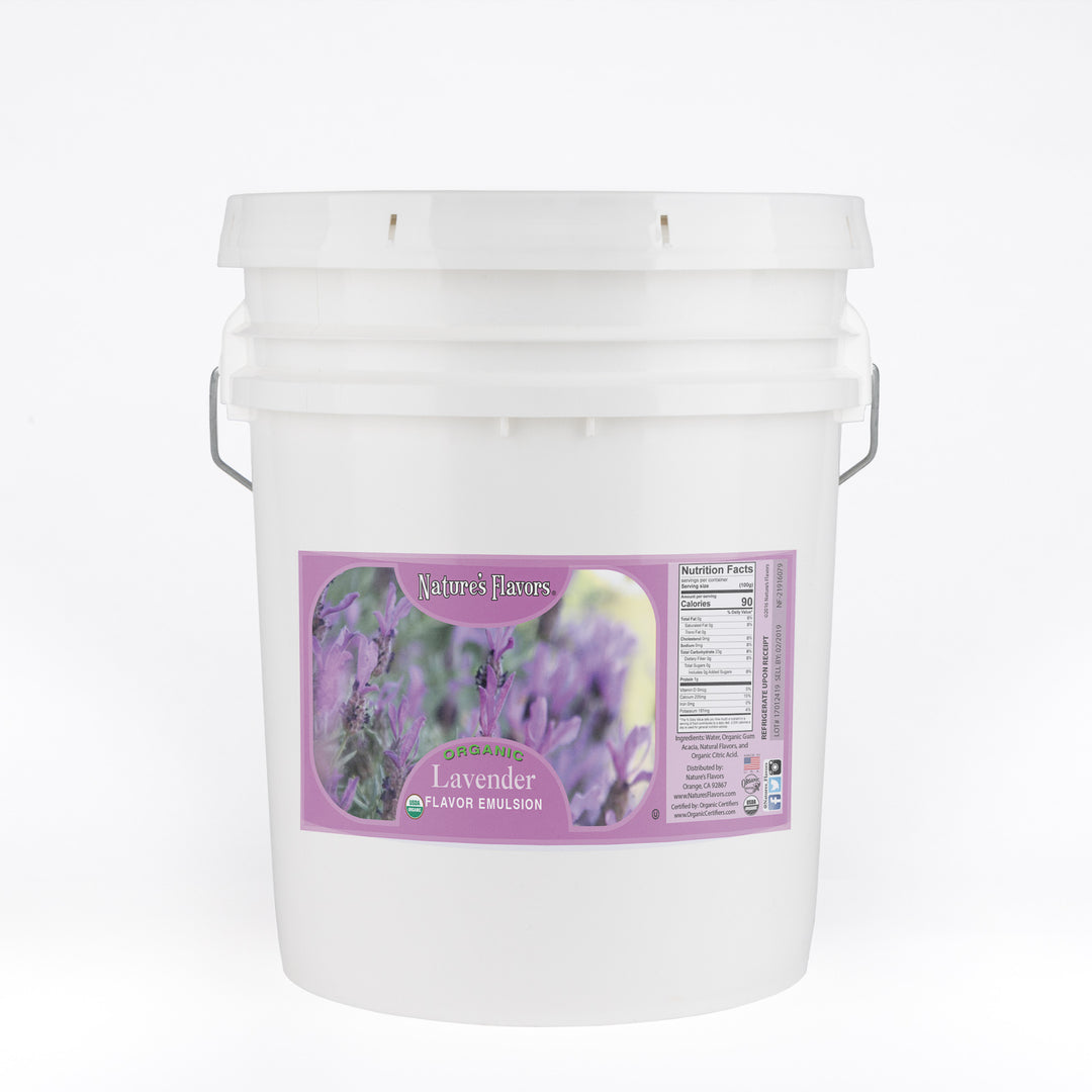 Lavender Flavor Emulsion for High Heat Applications, Organic