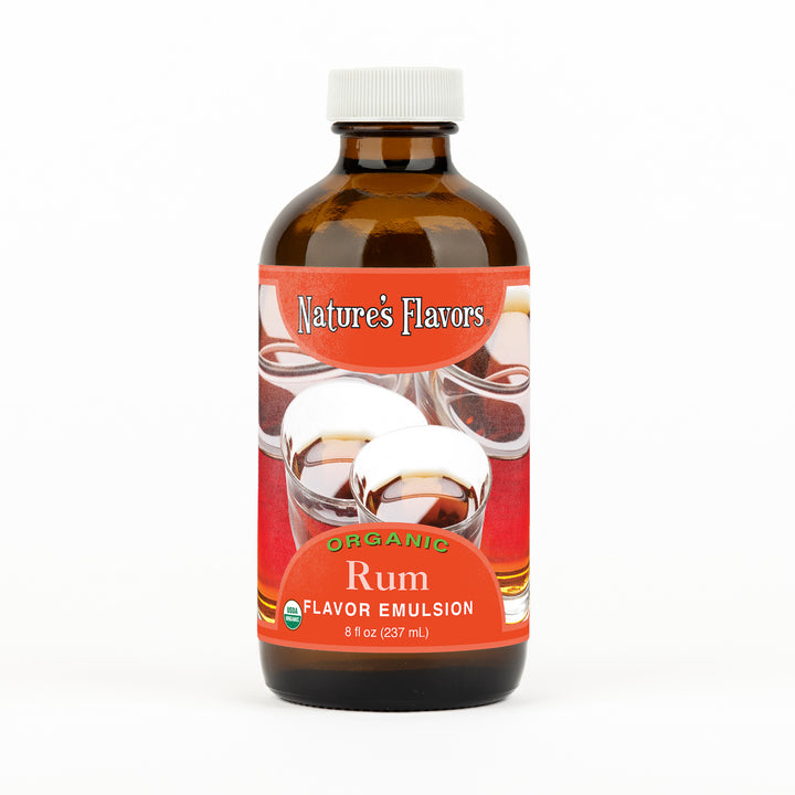 Rum Flavor Emulsion for High Heat Applications, Organic