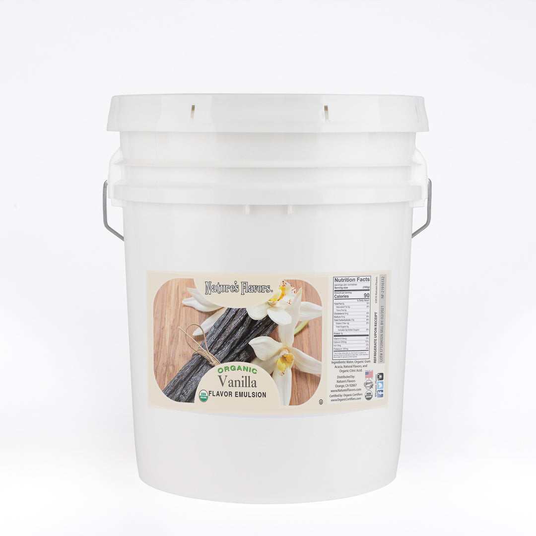 Vanilla Flavor Emulsion for High Heat Applications, Organic