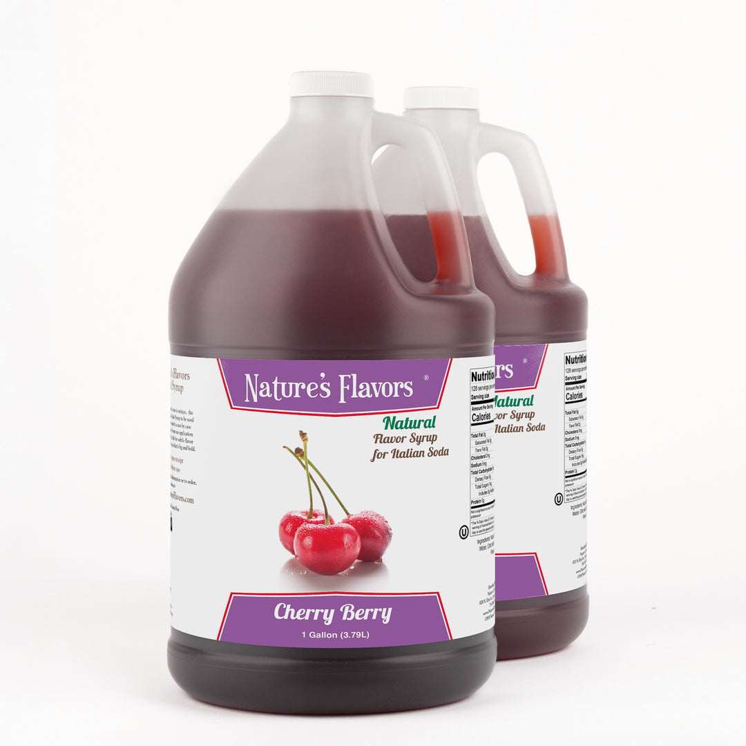 Cherry Berry Italian Soda Syrup, Natural