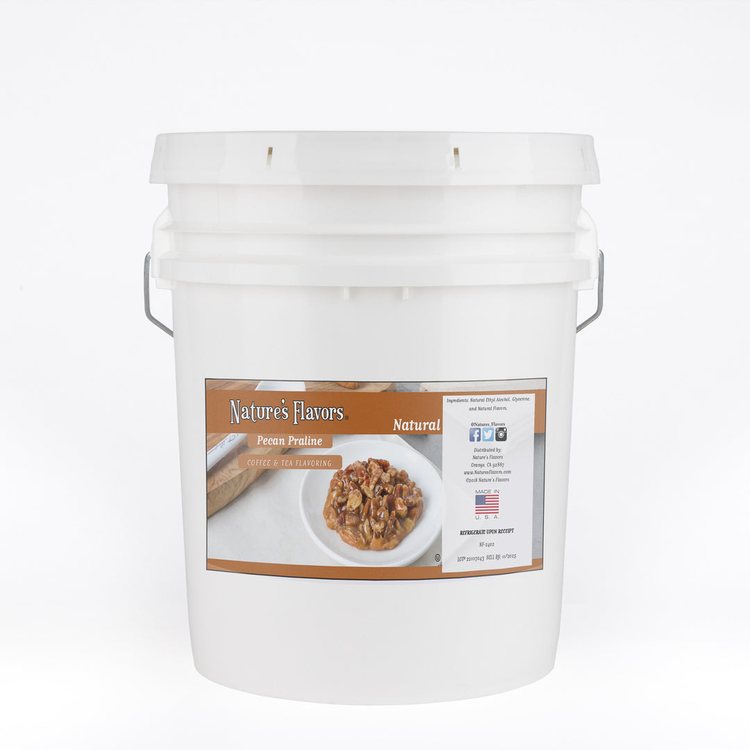 Organic Pecan Coffee and Tea Flavor Without Diacetyl