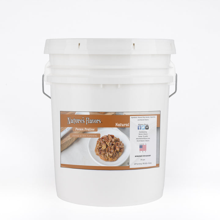 Organic Pecan Coffee and Tea Flavor Without Diacetyl