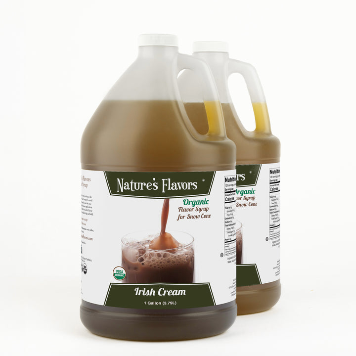 Irish Cream Snow Cone Syrup, Organic