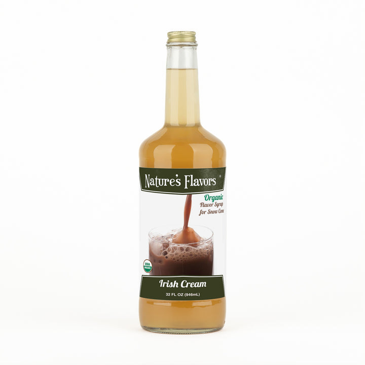 Irish Cream Snow Cone Syrup, Organic