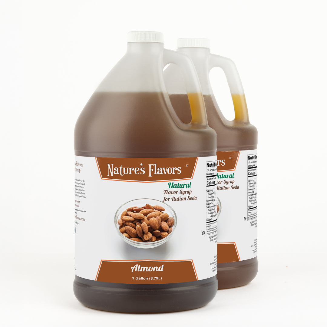 Almond Italian Soda Syrup, Natural