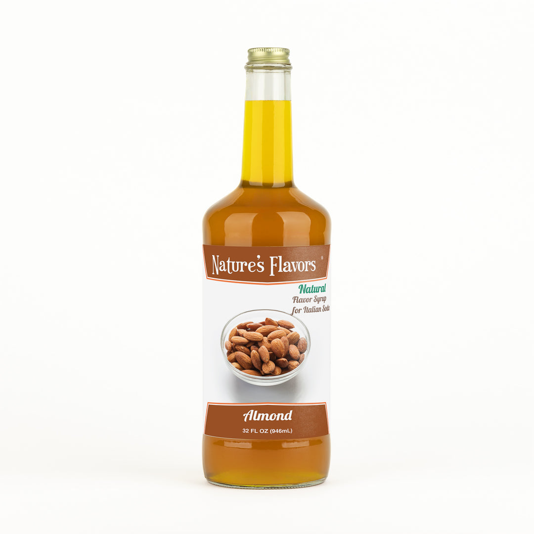 Almond Italian Soda Syrup, Natural