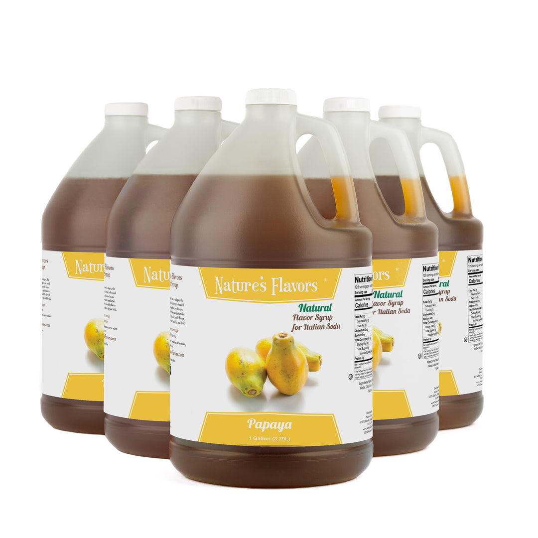 Papaya Italian Soda Syrup, Natural