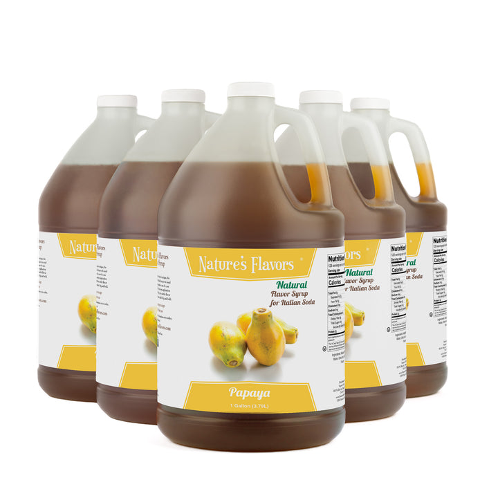 Papaya Italian Soda Syrup, Natural