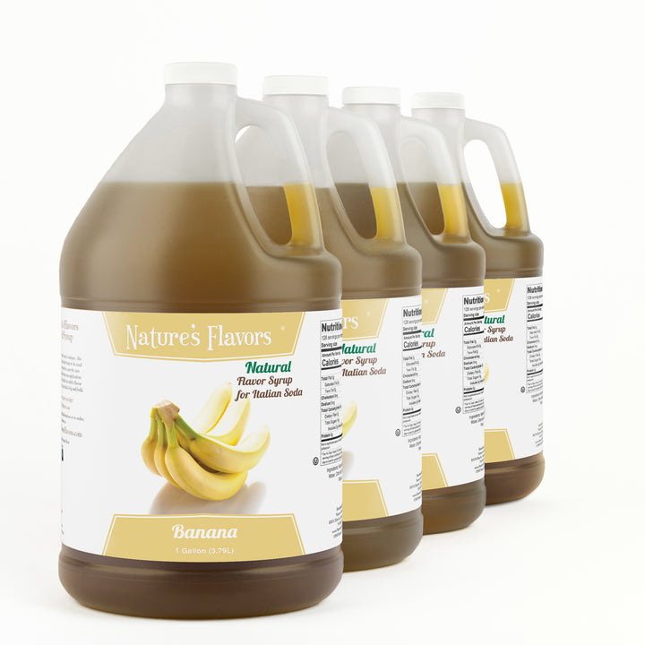 Banana Italian Soda Syrup, Natural
