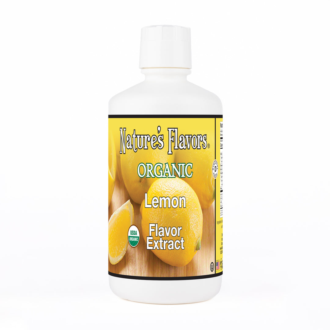 Organic Lemon Flavor Extract Without Diacetyl (Top Notes)