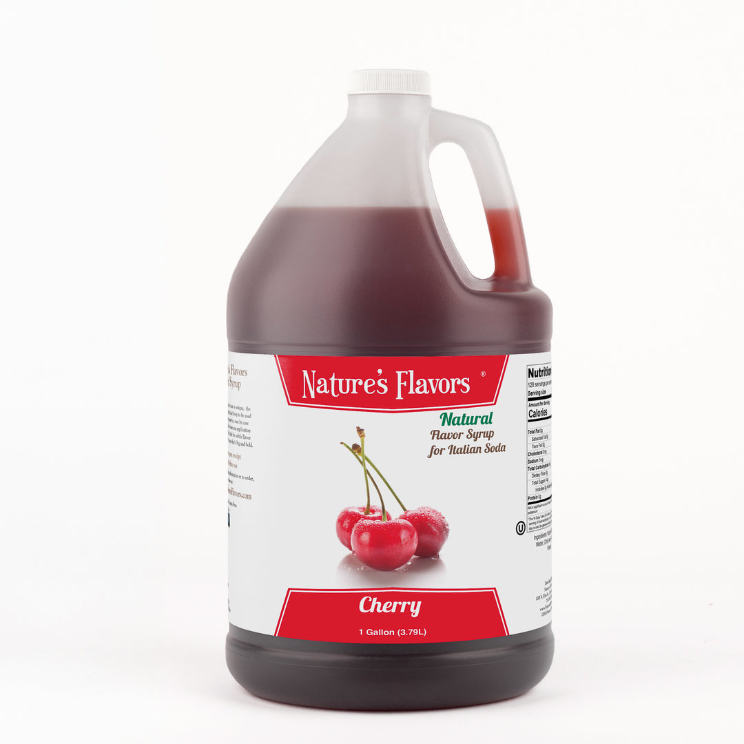 Cherry Italian Soda Syrup, Natural