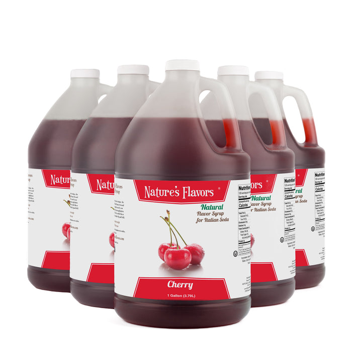 Cherry Italian Soda Syrup, Natural