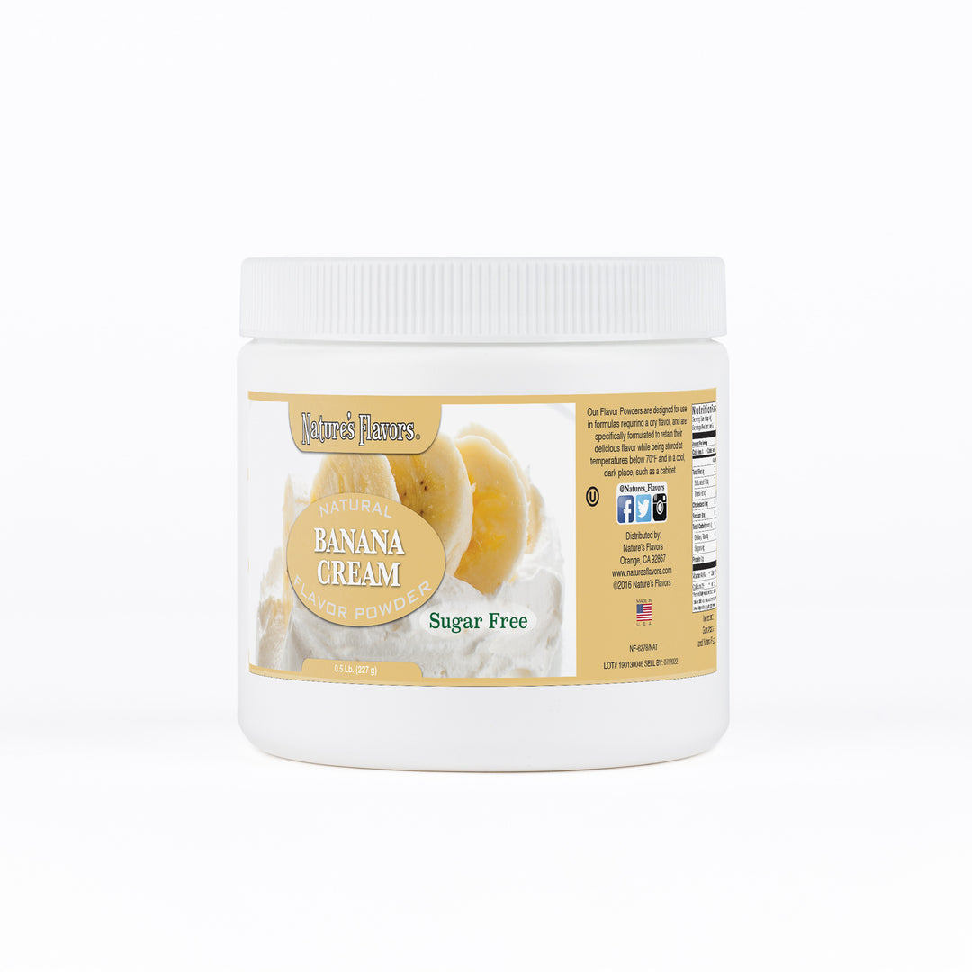 Banana Cream Sugar Free Flavor Powder