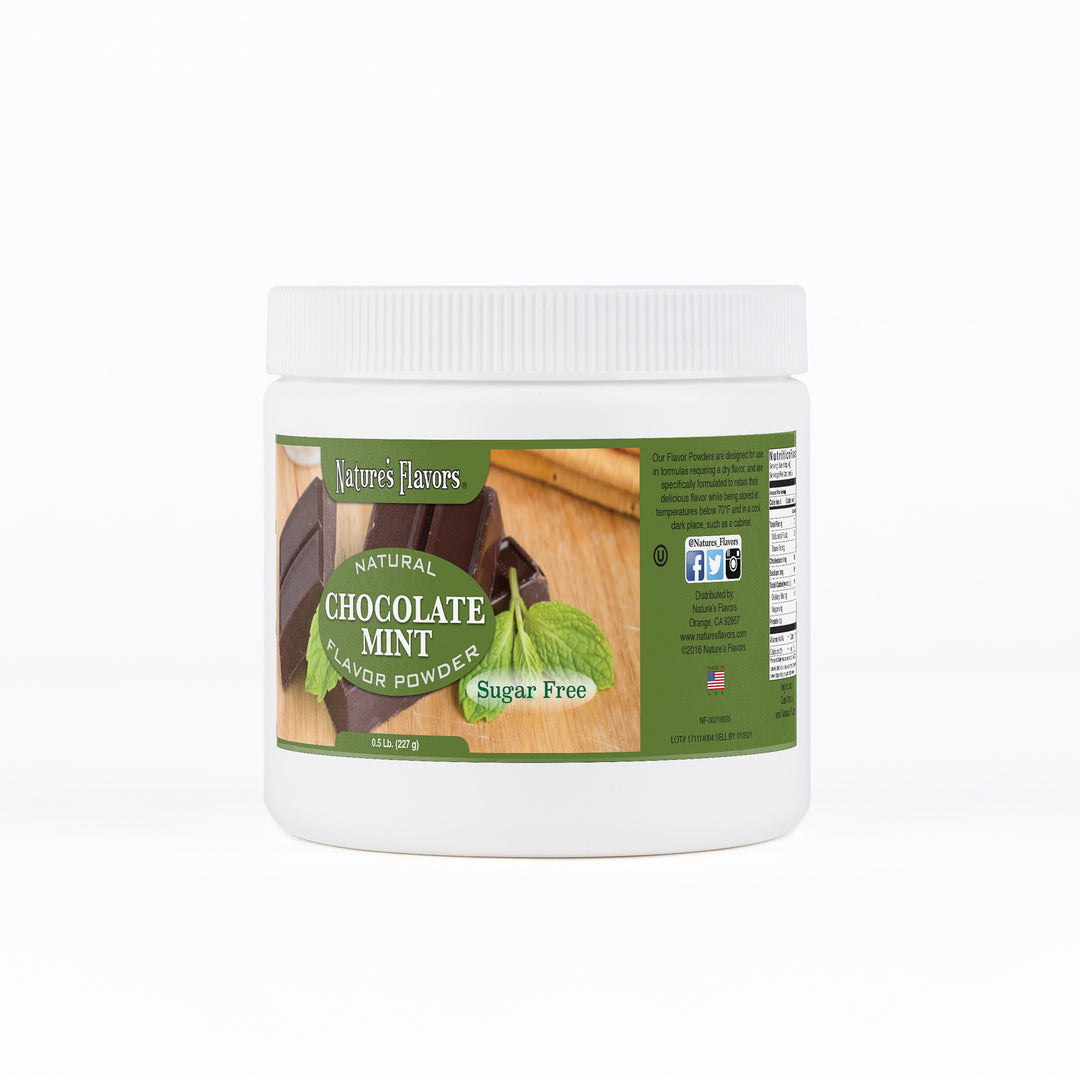 Chocolate Mint Sugar Free Flavor Powder
