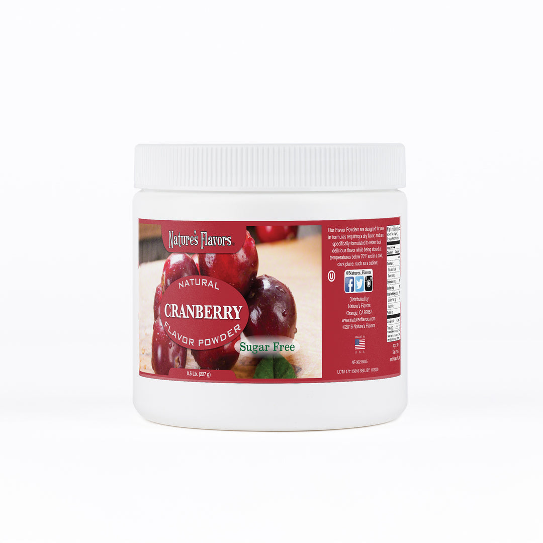 Cranberry Sugar Free Flavor Powder