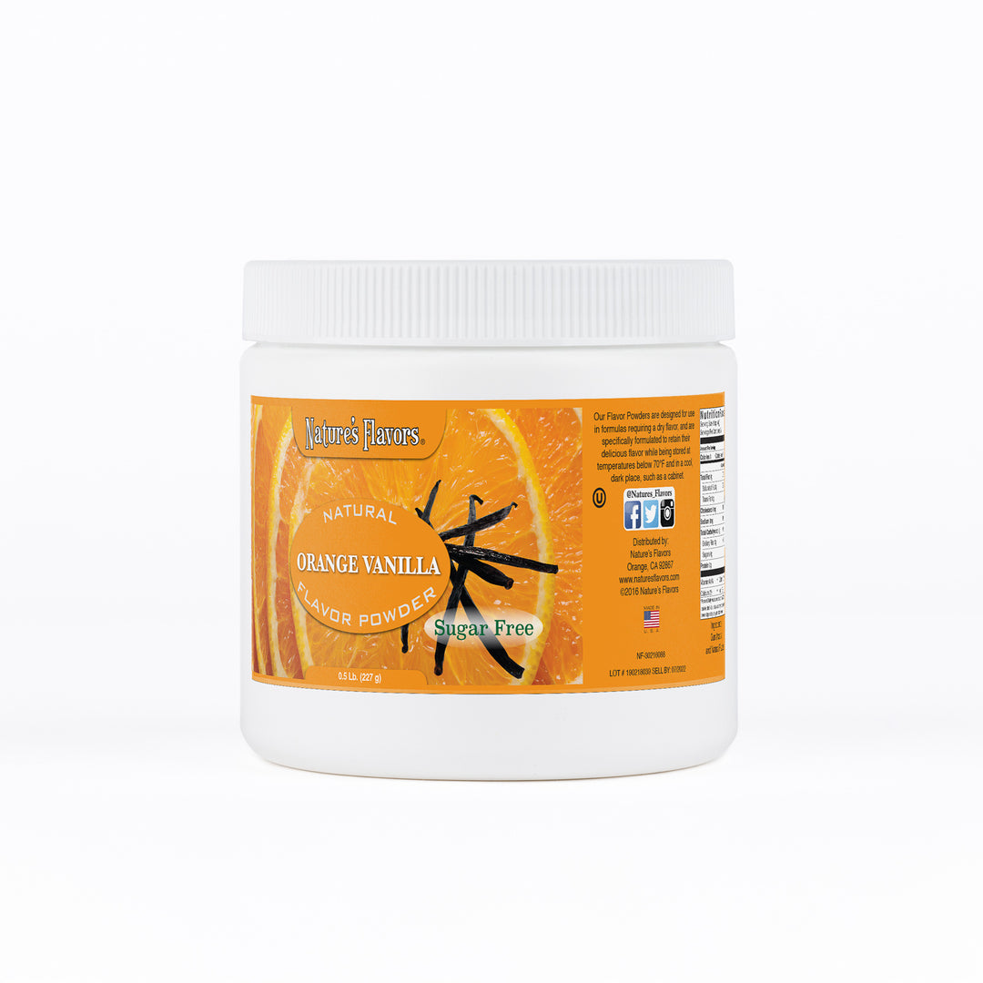 Orange Vanilla Sugar Free Flavor Powder