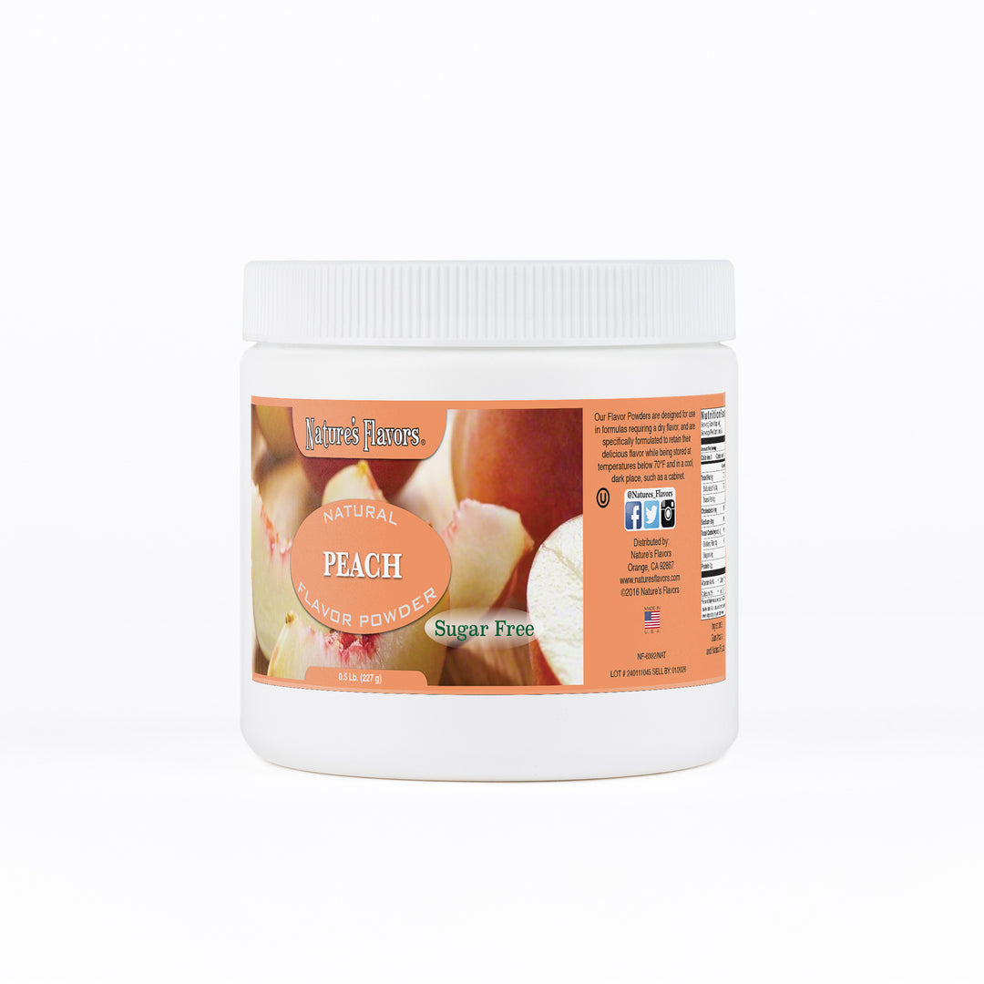 Sugar Free Peach Flavor Powder