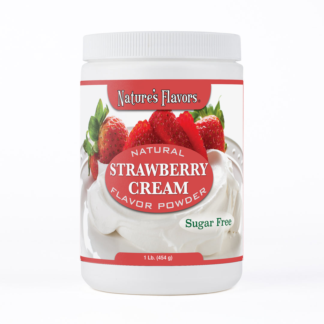 Sugar Free Strawberry Cream Flavor Powder