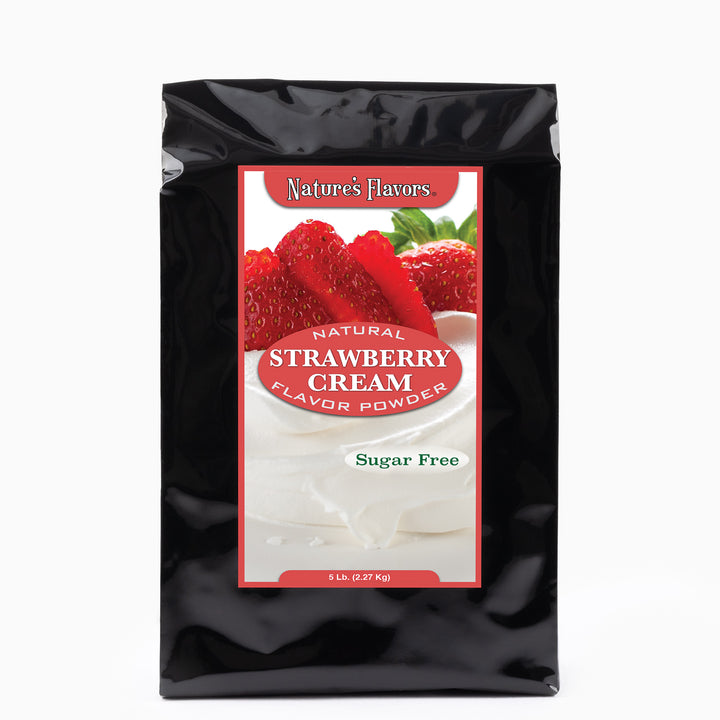 Sugar Free Strawberry Cream Flavor Powder