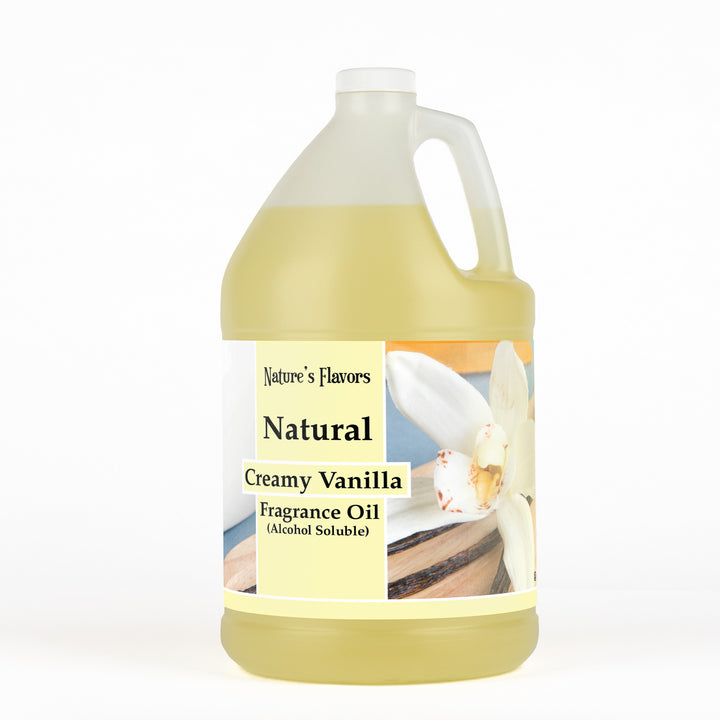 Creamy Vanilla Fragrance Oil (Alcohol Soluble)