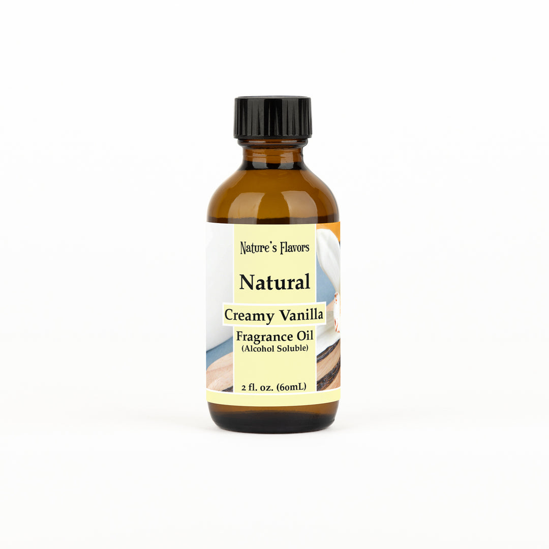 Creamy Vanilla Fragrance Oil (Alcohol Soluble)
