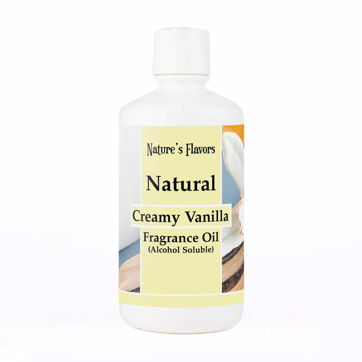 Creamy Vanilla Fragrance Oil (Alcohol Soluble)